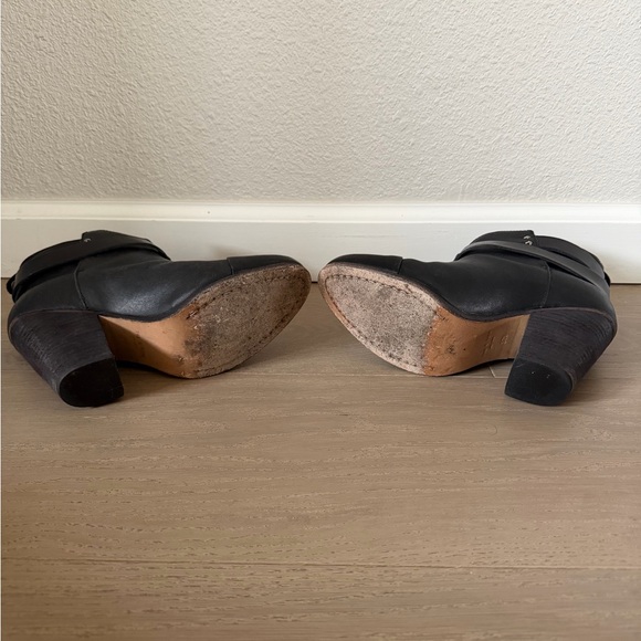Rag & Bone Black Leather Ankle Booties - Picture 6 of 7